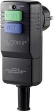 Sygonix SY-3779070 Winkelstecker Schutzkontakt Schalter PRCD 230V Kunststoff schwarz