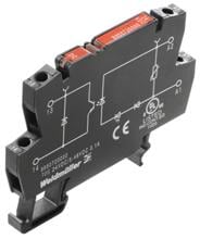 9 Stück Weidmüller TOS 24VDC/230VAC 0,1A Optokoppler-/Solid-State-Relais 24V/DC 24-230V/AC Schrauben grau