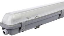Müller Licht Aqua-Promo Feuchtraumlampe Wannenleuchte LED G13 18 Watt neutralweiß grau