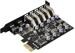 Renkforce RF-6613198 Controllerkarte 5+2 Port USB PCIe x1 USAP