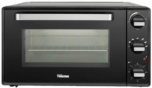 Tristar OV-3630 Minibackofen Heißluft-Ofen 38 Liter 2000 Watt Timerfunktion Kontrollleuchte schwarz