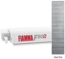 Fiamma F80s 290 Dach-Markise Auszug 250cm Länge 290cm Camping Wohnwagen weiß royal grau