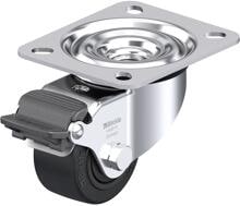 Blickle 945690 LE-POEV 60KF-RA Stahlblech-Lenkrolle Laufrolle Einbaurolle Tragfähigkeit max. 120kg Ø 60mm