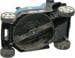 Makita DLM382PM2 Akku Rasenmäher Schnittbreite max. 380mm 2 Akku 18V blau schwarz