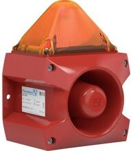 Pfannenberg PAX5-0524DCAM Optisch-akustischer Signalgeber Schallgeber 24V/DC 105dB orange rot