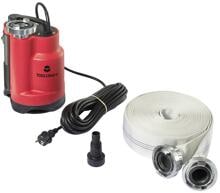 TOOLCRAFT TO-9920238 Schmutzwasser-Tauchpumpe Gartenbewässerung Leerpumpen Auspumpen 13000l/h 9m
