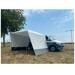 Reimo Mauritius Premium Wohnwagen-Sonnenvordach Sonnenschutz Sonnensegel Campingl 300x300x190cm hellgrau