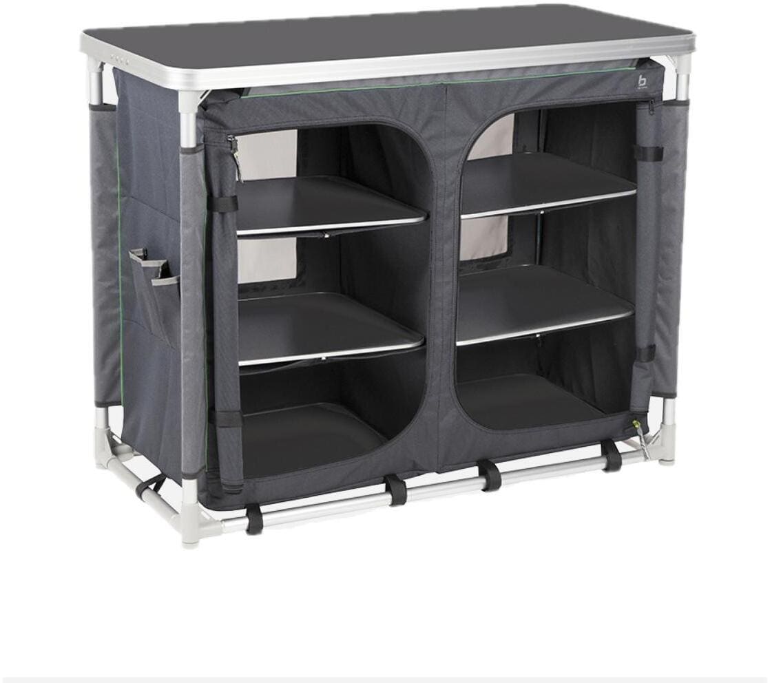 Bo-Camp Louise Kochinsel Schrank-Küche Campingküche 100x48x80cm grau