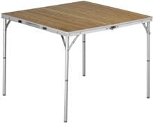 Outwell Calgary M Campingtisch Klapptisch Bambustisch Reisetisch Garten Terrasse 90x90cm Aluminiumrahmen