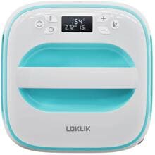 Loklik Easy Heat Press Heizpresse 1200 Watt 210°C türkis