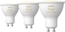 3 Stück Philips Hue White ambience LED-Leuchtmittel LED-Spot GU10 5 Watt kaltweiß warmweiß