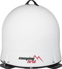 Camping First Satmax Dome Satanlage Parabolantenne mobil 1 Teilnehmer weiß Camping
