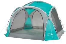 Coleman Event Dome Shelter L Pavillon Faltpavillon Gartenzelt Sonnenschutz 365x365cm blau türkis