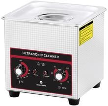 TOOLCRAFT USC-130 Ultraschallreiniger mit Heizung Schmuck Bürobedarf Werkstatt 160 Watt 1,3 Liter