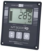 Büttner Elektronik MT 5000 iQ Batterie-Computer mit Mess-Shunt Anzeigeinstrument 100A für Reisefahrzeuge