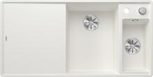 Blanco Axia III 6 S-F Granitspüle Einbauspüle Küchenspüle Ablauffernbedienung Glasschneidbrett Becken rechts weiß