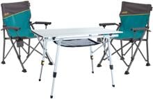 Uquip Roxy+Variety M Tisch-Stuhlset Camping-Tisch Stühle 3tlg. Outdoor