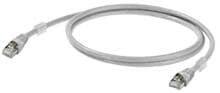 15 Stück Weidmüller 1165940075 RJ45 Netzwerkkabel Patchkabel CAT 6a S/FTP 7,5m grau
