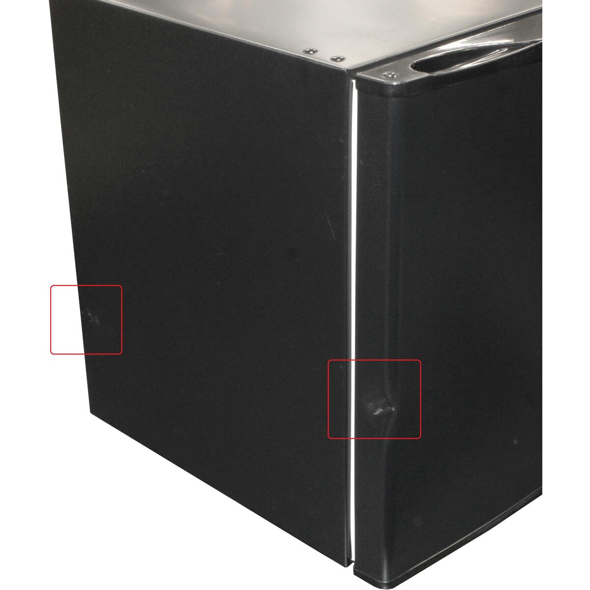 Exquisit GB40-150E Mini Stand-Gefrierschrank Temperaturregelung Liter stufenlose 47cm breit 31 schwarz