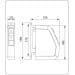 Rademacher 1550-UW RolloTron elektronische Gurtwickler Standard Minigurt Aufputzmontage 15mm 30kg weiß