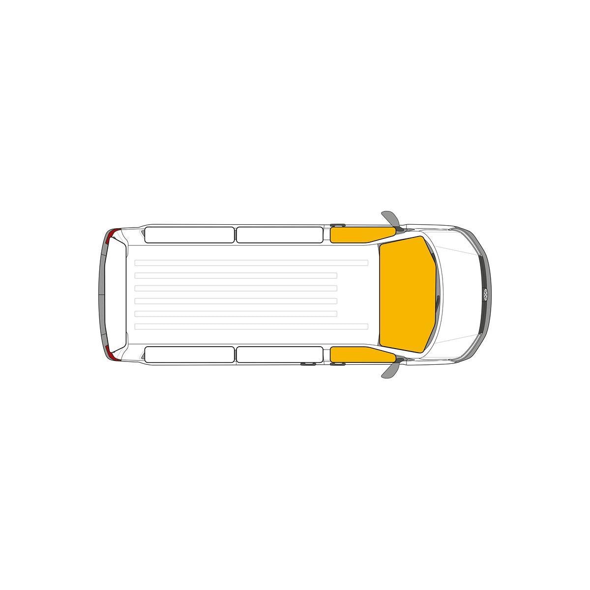 Thermomatten Renault Trafic/Opel Vivaro ab 2015 Fahrerhaus - Magnet