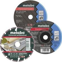 3 Stück Metabo 626879000 Starterset Trennscheibe Flex-Scheibe gerade 76mm