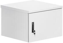 Intellinet 716093 19" Wandverteiler Netzwerkschrank mit Lüfter 9HE 600x615x500mm IP55 lichtgrau