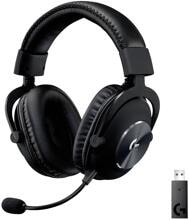 Logitech Gaming PRO X On Ear Headset Kopfhörer Surround-Sound Lautstärkeregelung Mikrofon-Stummschaltung
