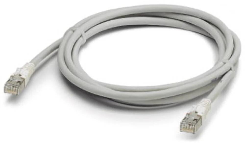 10 Stück Phoenix Contact FL CAT5 PATCH 3,0 RJ45 Netzwerk Anschlusskabel CAT 5 S/UTP 3 Meter Rastnasenschutz grau