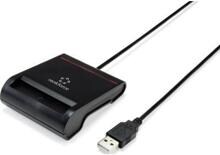 Renkforce RF-SCR-100 Chipkartenleser USB-Smartcard-Lesegerät Kartenleser Personalausweis schwarz