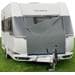 Hindermann Wintertime Caravan Bugschutzplane Wohnmobil-Schutzhülle mit Fenster 165x160cm grau