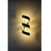 ECO-Light LED-HELIX-AP3 NER LED-Wandleuchte Wandlampe Beleuchtung 9 Watt warmweiß gold schwarz