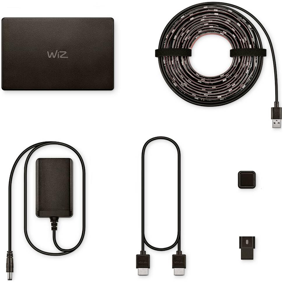 WiZ Sync Box Starter kit 75"-85" LED-Streifen-Set TV-Hintergrundbeleuchtung 240V Bluetooth mehrfarbig