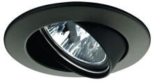 Paulmann 17951 LED-Einbauleuchte Deckenspot Strahler GU5.3 50W schwarz glänzend