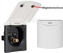 FAWO Stadtwasseranschluss Magnet Wohnmobil-Wasserinstallation Wasseranschluss Camping hellgrau