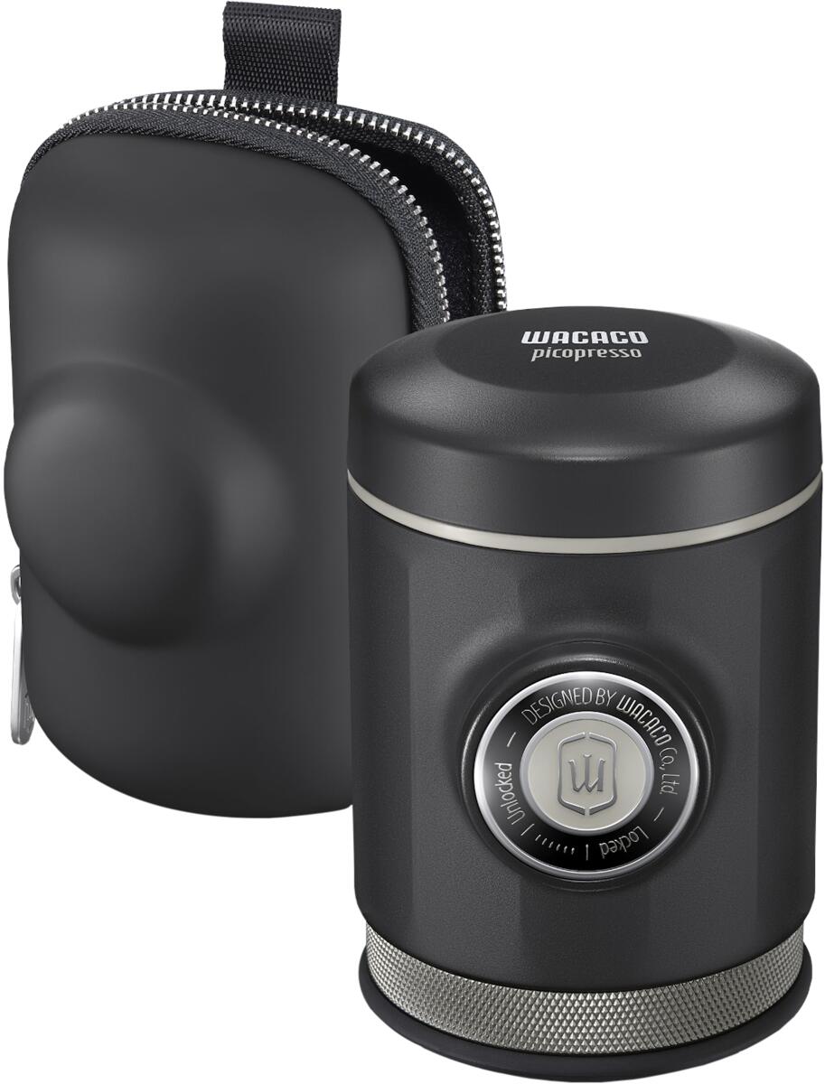 Wacaco Picopresso Espressomaschine Vakuum-Kaffeebereiter 18 bar Camping Outdoor grau