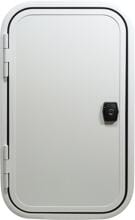 Service-Kofferklappe Zadi Push-Lock 640x370mm Camping Wohnwagen Wohnmobil weiß