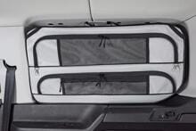 Mayr VanEquip Fenstertaschen-Set Organizer rechts mit Paneel für VW Caddy 5 Maxi Ford Connect lang hellgrau