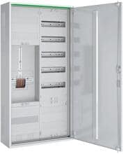 ABN ABNRS207Z0011 Zählerschrank 3Pkt 1Z 1V 1APZ HLAK IP44 SKII 5-polig 550x1100x210mm verkehrsweiß