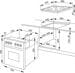 Amica EHEG 934 112E Gas-Einbau-Herd-Set 60cm breit 65 Liter Timer Heißluft CoolDoor3 SoftClose edelstahl