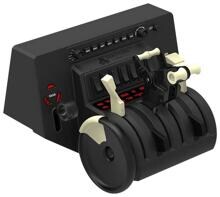 Aerosoft Honeycomb Bravo Throttle Quadrant Flugsimulator Controller kabelgebunden schwarz