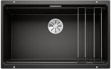 Blanco Etagon 700-U Granitspüle Einbauspüle Küchenspüle Einzelbecken mit Etagon-Schienen schwarz