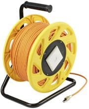 90 Meter Renkforce RJ45 Netzwerk Kabeltrommel Rohkabel CAT 6a halogenfrei orange