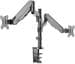 Manhattan 461597 2-fach Monitor-Tischhalterung 17
