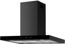 Respekt CH44099GISS a Dunstabzugshaube Inselhaube 90cm breit TouchControl 3 Geschwindigkeitsstufen LED-Beleuchtung schwarz