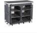 Bo-Camp Louise Kochinsel Schrank-Küche Campingküche 100x48x80cm grau