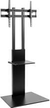 SpeaKa Professional SP-TVS-500 Fernseher-Ständer TV-Halterung Standfuß 37-80" höhenverstellbar schwarz