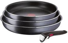 Tefal Ingenio Pfannen-Set Bratpfannen Kochgeschirr schwarz