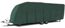 Kampa Prestige Wohnwagen-Abdeckung Caravan-Schutzhülle 520-580cm 579x223x218cm grün