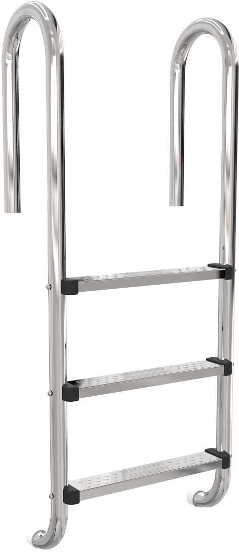 OKU 500221 Einstiegsleiter Poolleiter eng 4-stufig Ø 42mm V4A Edelstahl